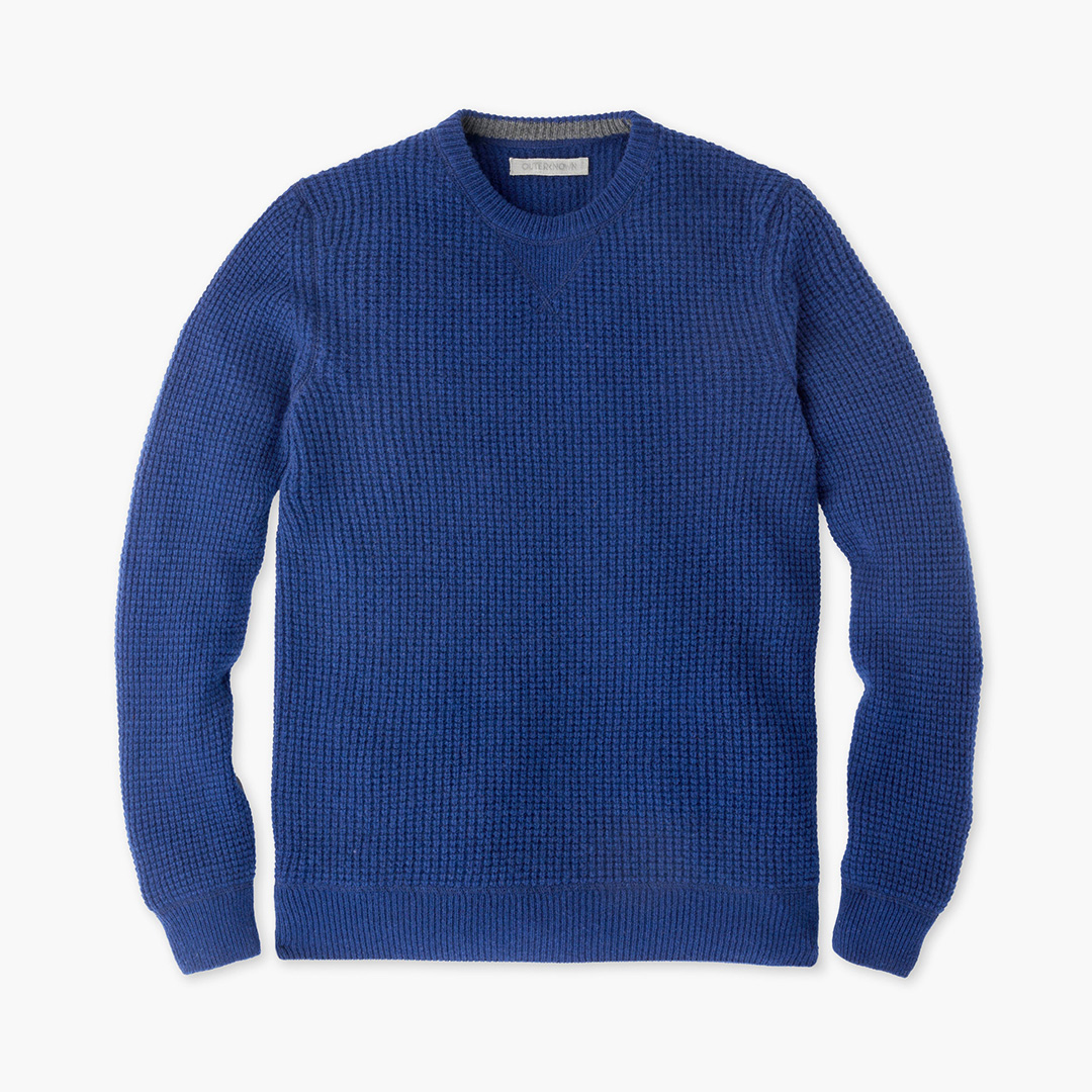 Outerknown Reimagine Cashmere Waffle Crew 