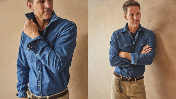 The Todd Snyder Denim Western Shirt Is A Men's Closet Must-Have - IMBOLDN