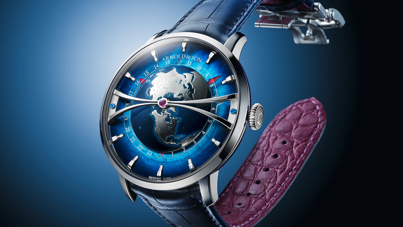 Arnold & Son Globetrotter Platinum