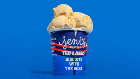 Jeni’s × Ted Lasso Biscuits With The Boss Ice Cream