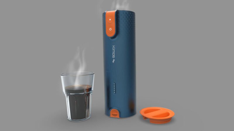 The Kimos Self-Heating Thermos Claims To Be The World's First Self
