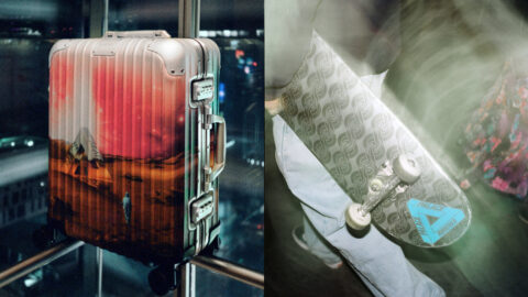 Palace RIMOWA Original Cabin Desert Suitcase & Skateboard Deck