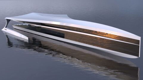 Aras Kazar Wakinyan Trimaran Concept