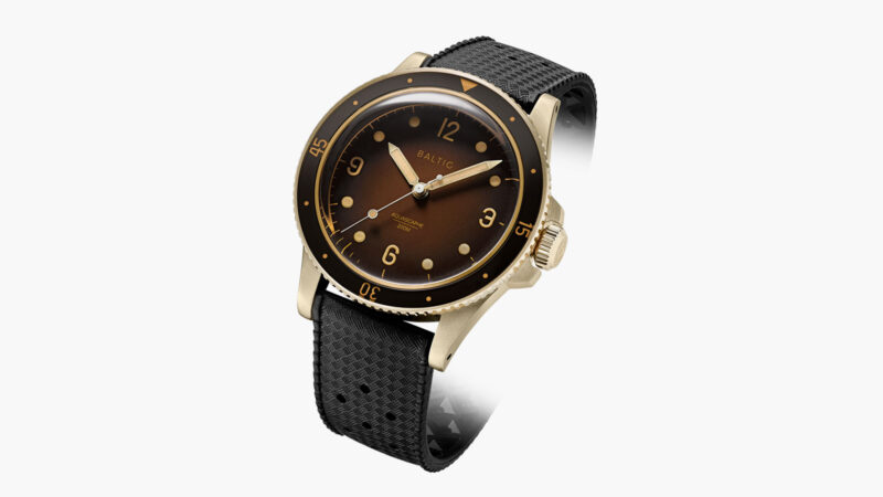 Discover The Unique Patina Of The Baltic Aquascaphe Bronze Brown Watch ...