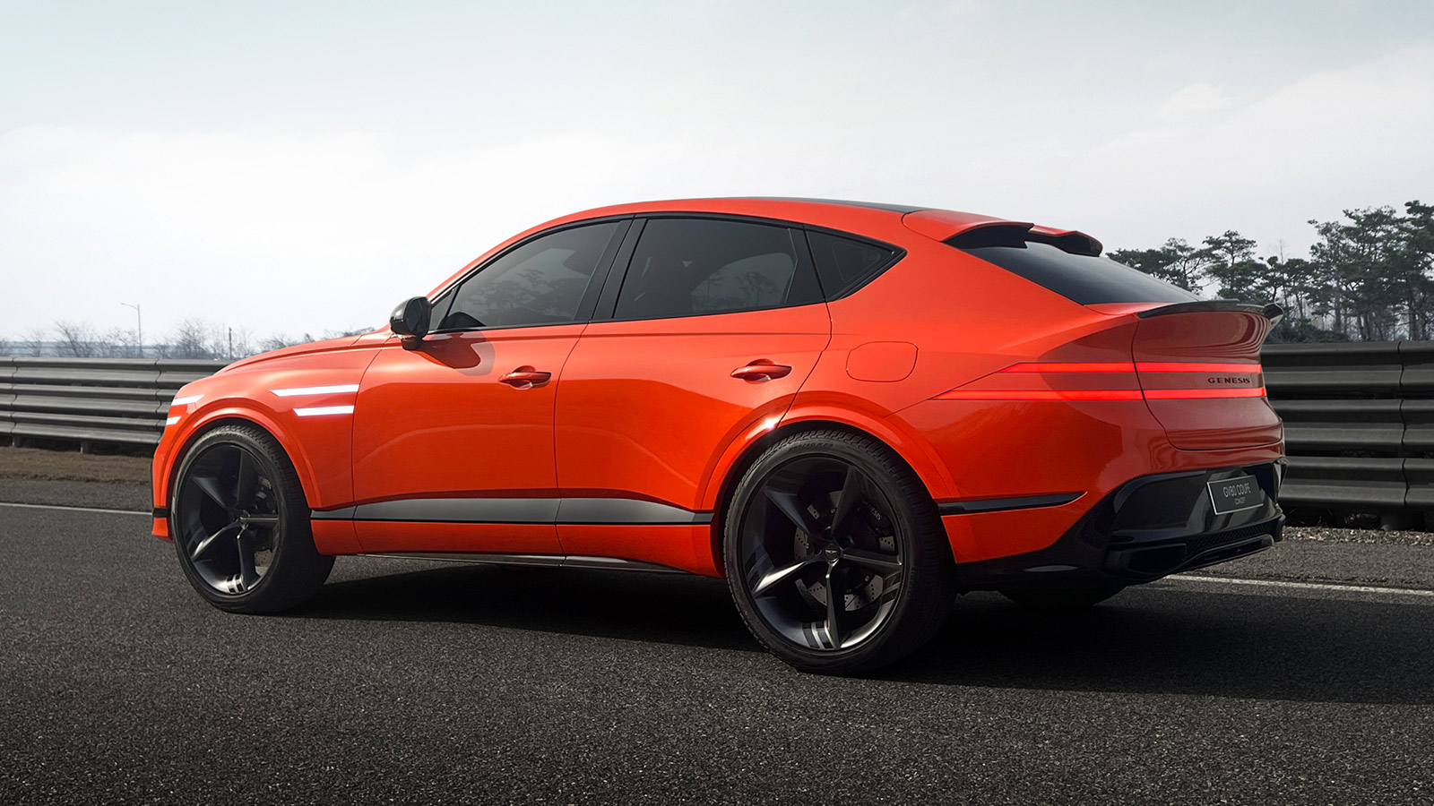 Genesis GV80 Coupe Concept Sports A Slick Back Roof With A Ducktail ...