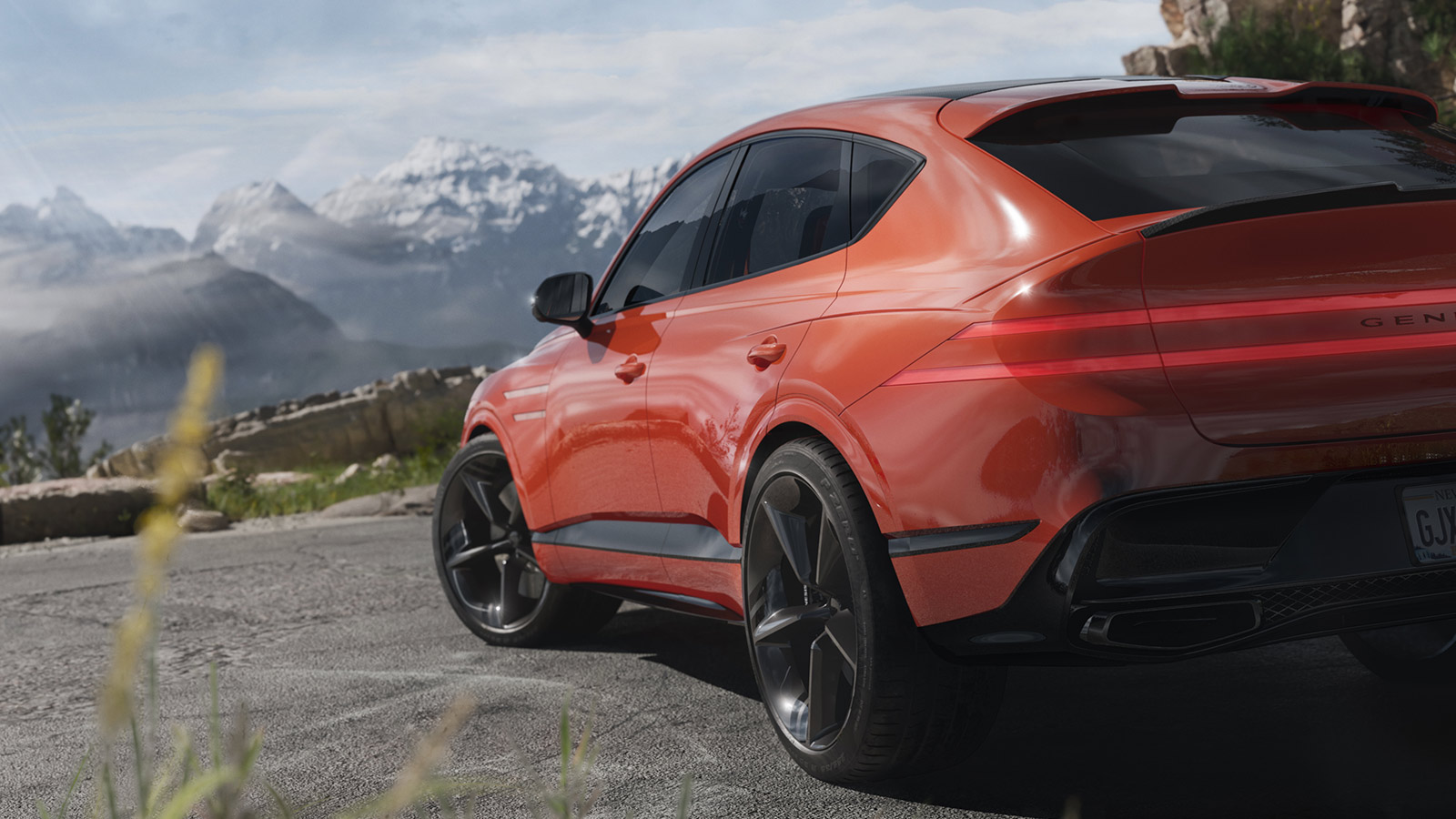 Genesis GV80 Coupe Concept Sports A Slick Back Roof With A Ducktail ...