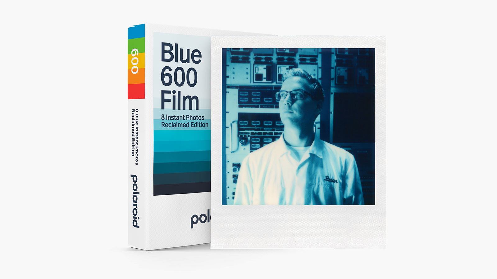 Polaroid Blue 600 Film - Reclaimed Edition