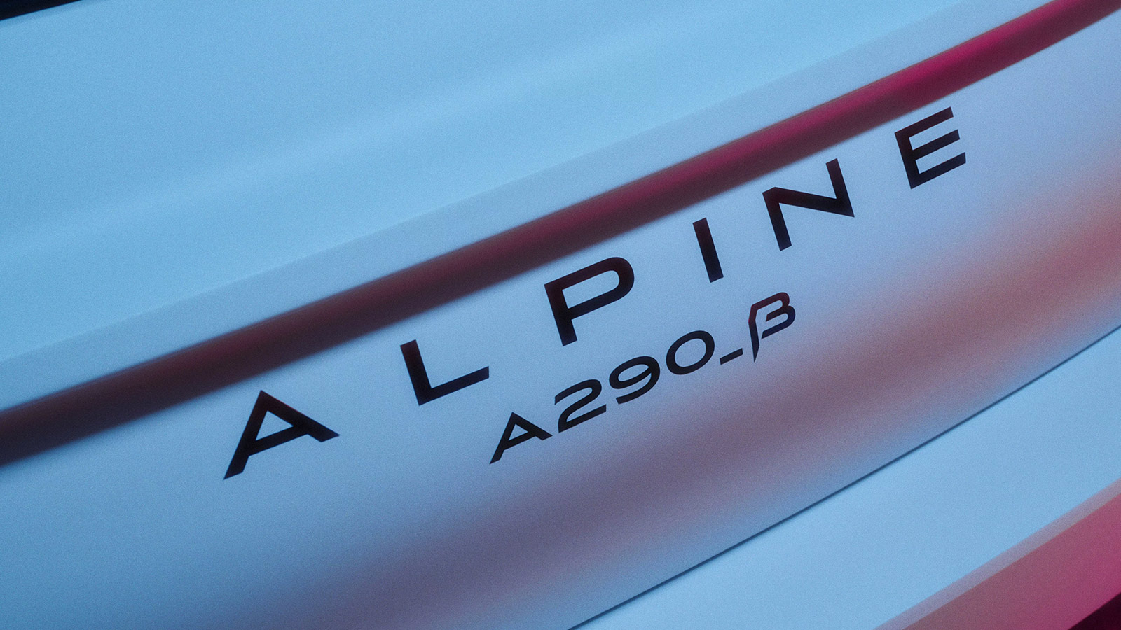 Alpine A290_B All-Electric Sports Car