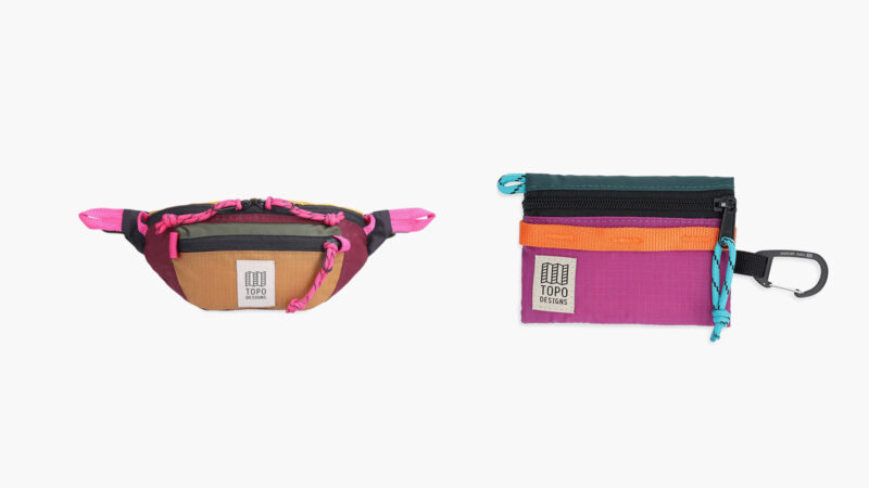 Topo Designs Mountain Waist Pack Black/Pink