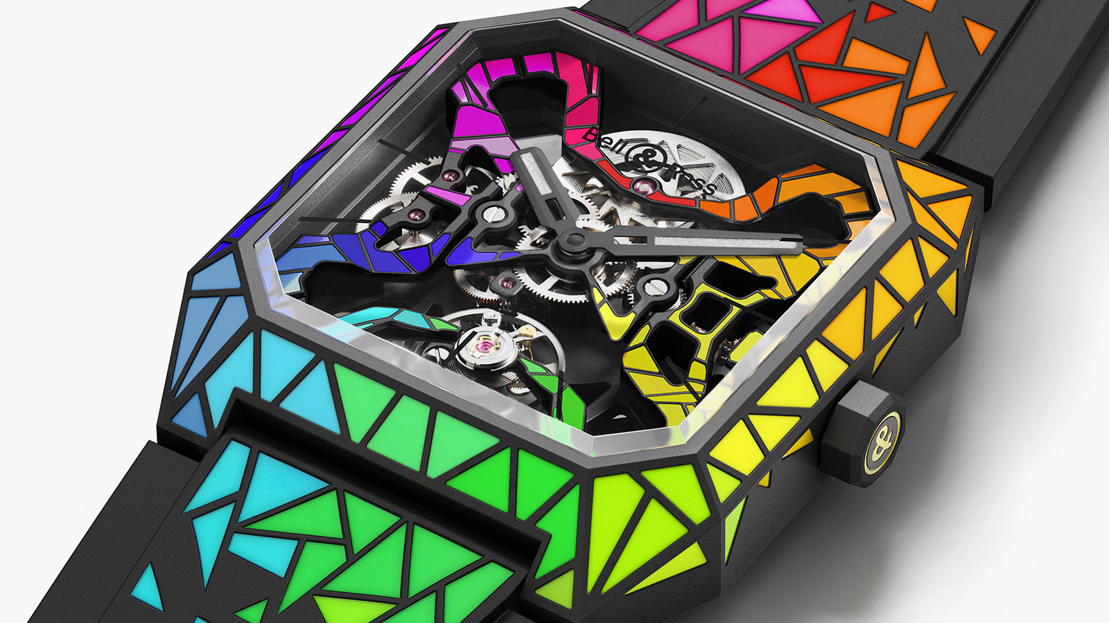 BELL & ROSS // ONLYWATCH 2023 // BR 03 CYBER RAINBOW