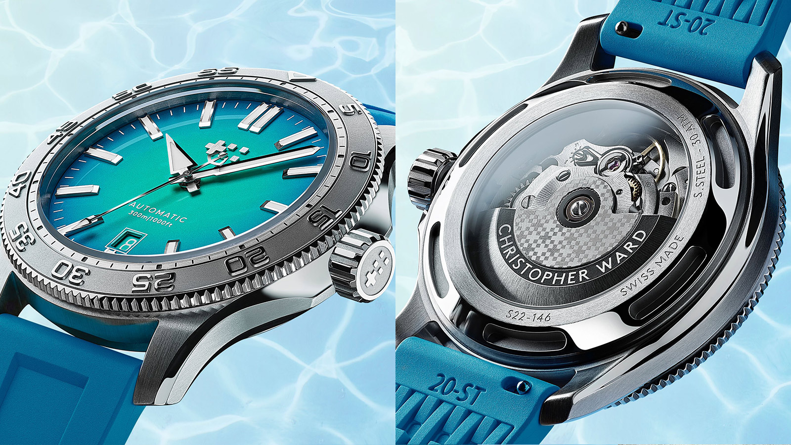 Christopher Ward's Ocean-Inspired Dive Watch - The C60 Atoll 300 - IMBOLDN