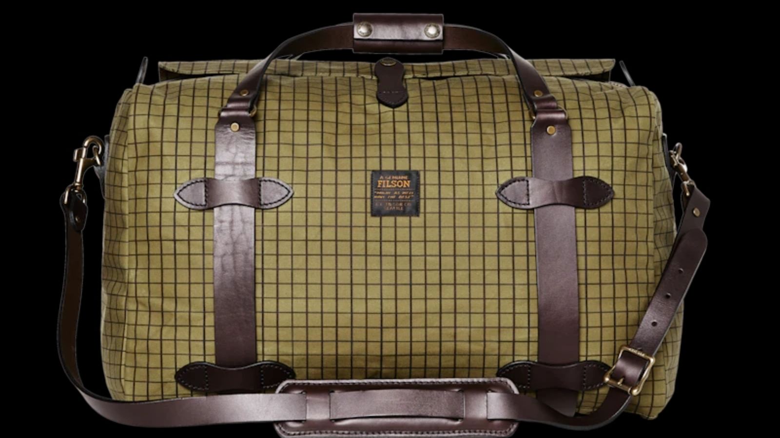 Filson's Iconic Oil Finish Tin Cloth Duffle Gets A Stylish Upgrade In ...