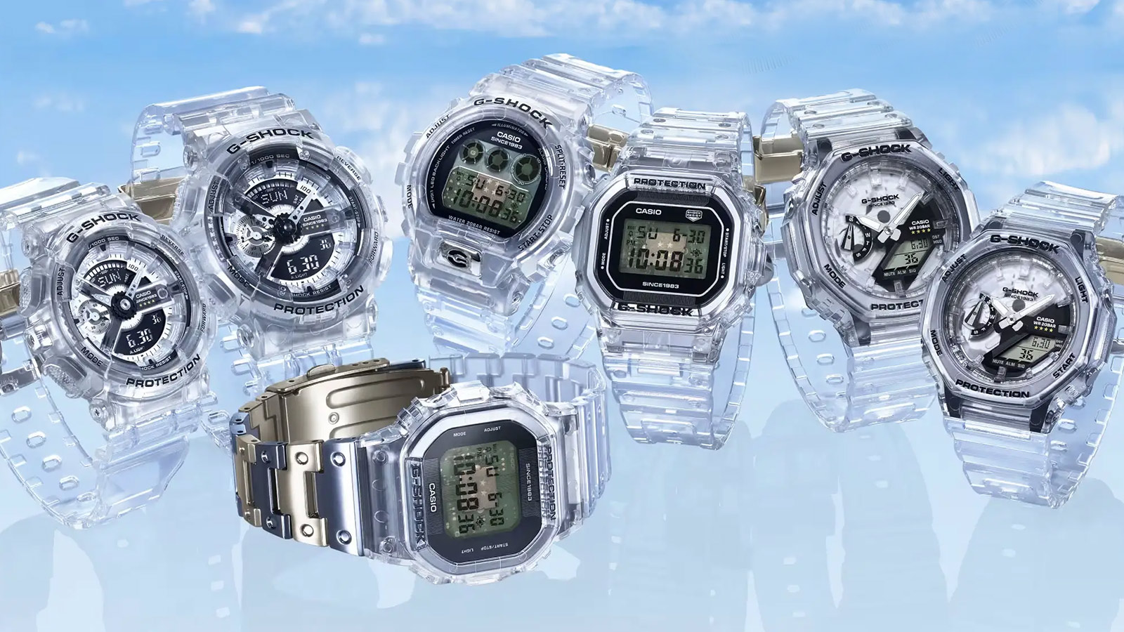 G-SHOCK 40th-Anniversary "CLEAR REMIX" Series