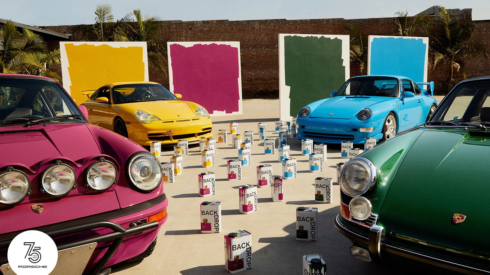 Porsche x Backdrop 75th anniversary collection