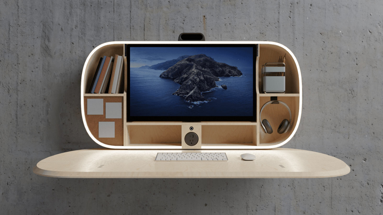 Clamshell Desk by Friday
