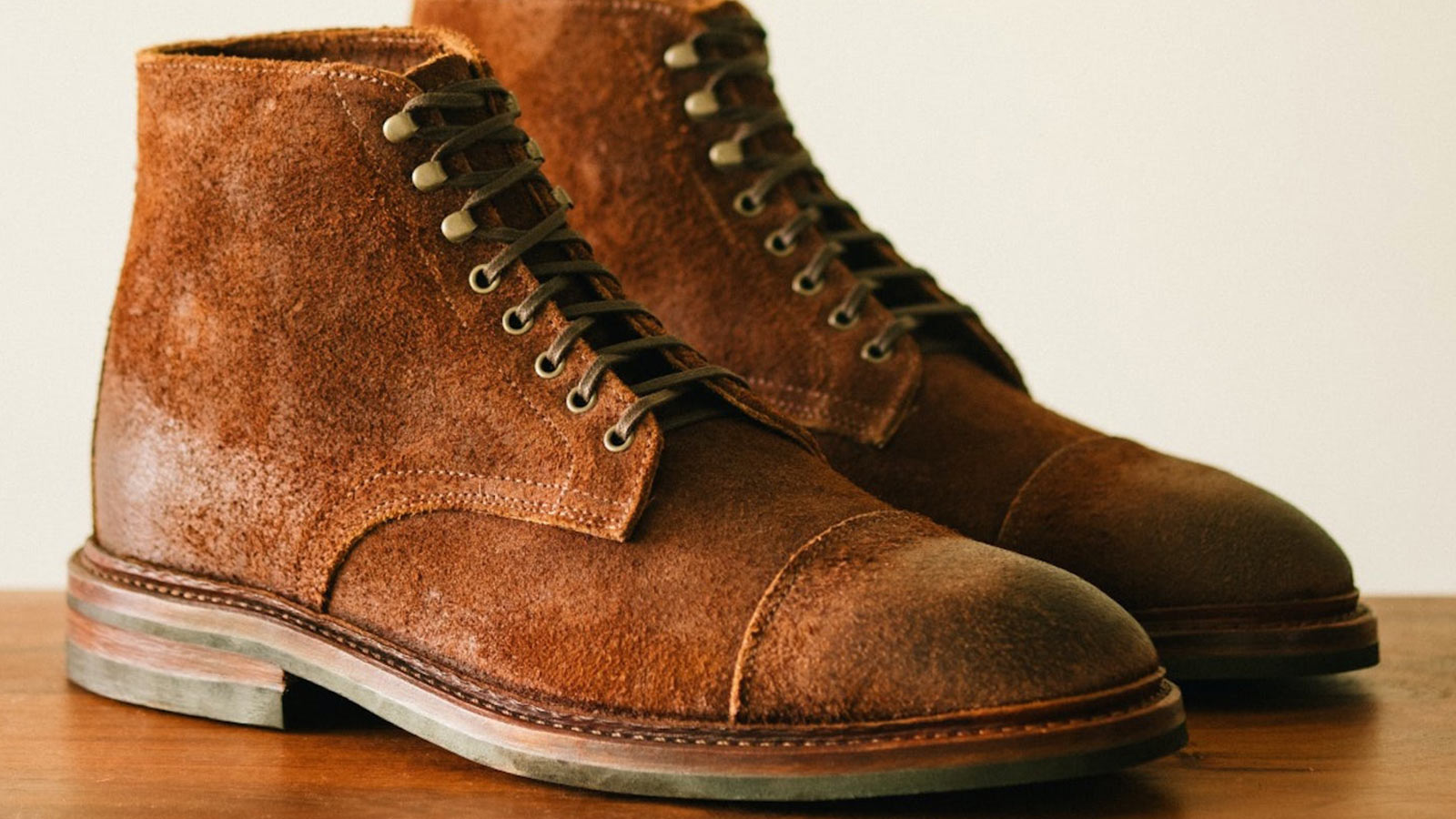 Oak Street Bootmakers Lakeshore Boot in Trail Crazy Horse Roughout