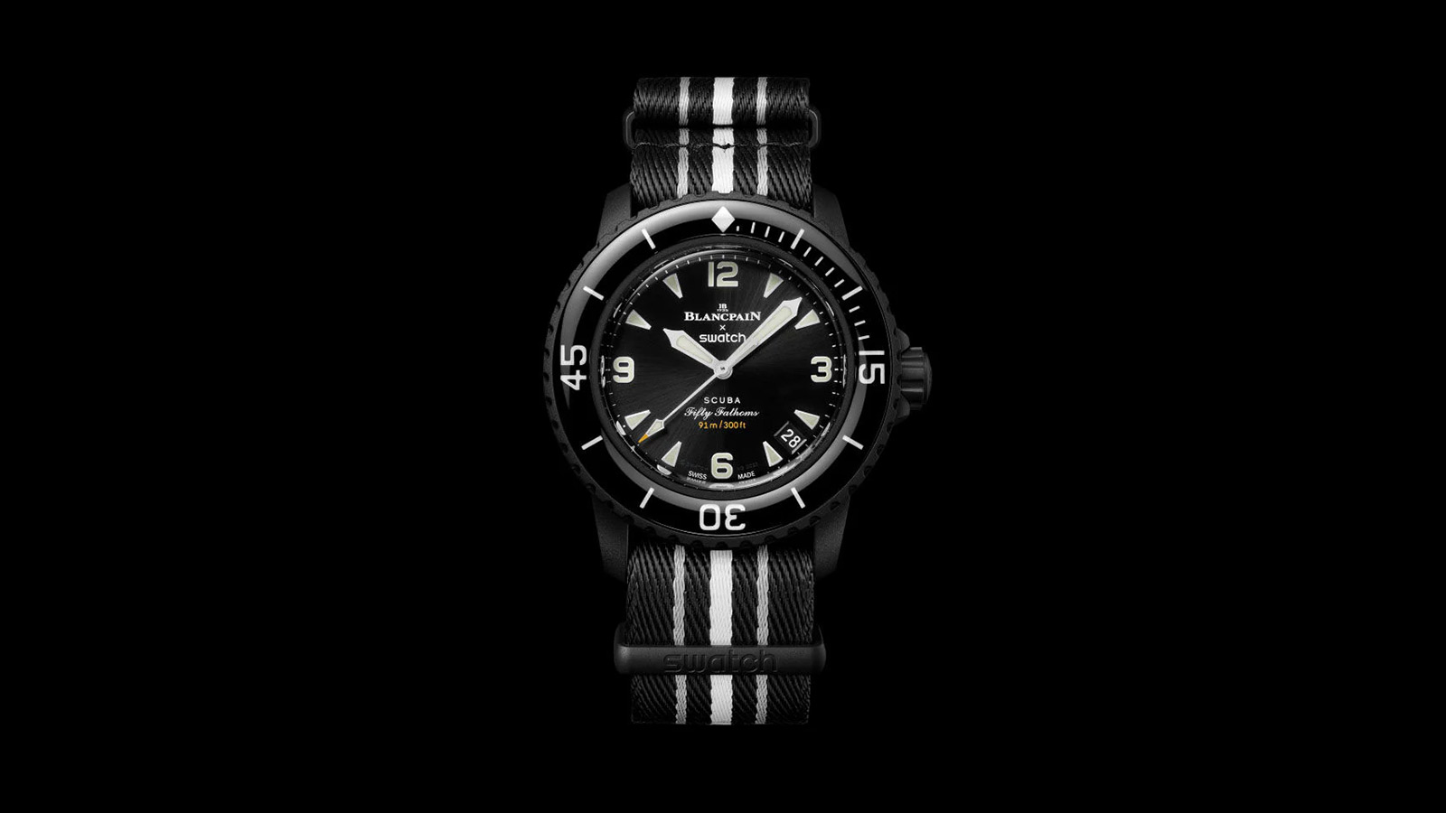 Blancpain X Swatch Scuba Fifty Fathoms The Ocean Of Storms