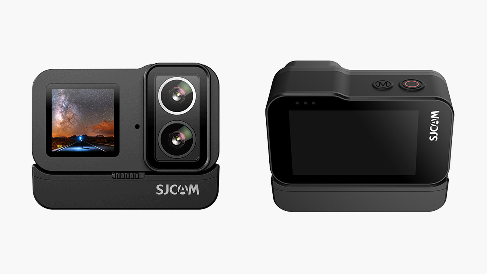 The SJ20 Dual-Lens Action Camera is the world's first action cam to feature  two lenses