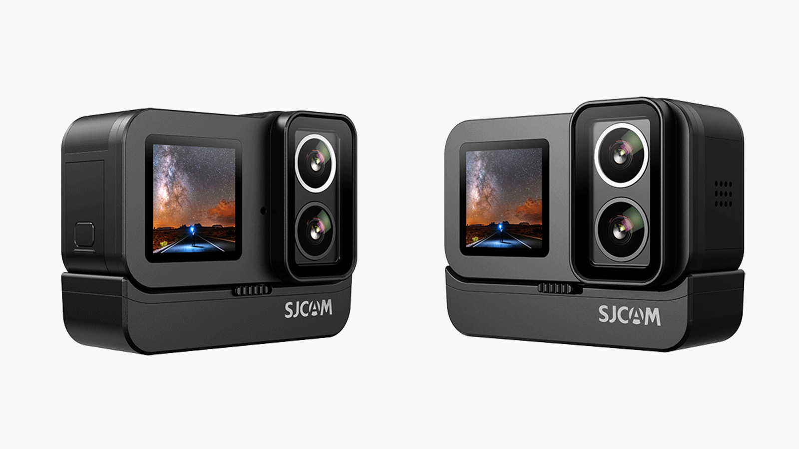 The SJ20 Dual-Lens Action Camera is the world's first action cam