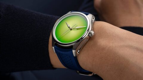 H. Moser & Cie. Pioneer Centre Seconds Concept Citrus Green