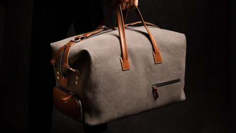 Lundi Remington Cotton & Leather Voyager Bag