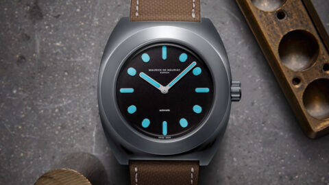 Maurice de Mauriac Pillow Watch Titanium