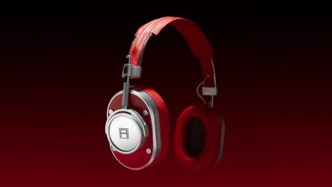 Assouline Red Wireless Headphones by Master & Dynamic