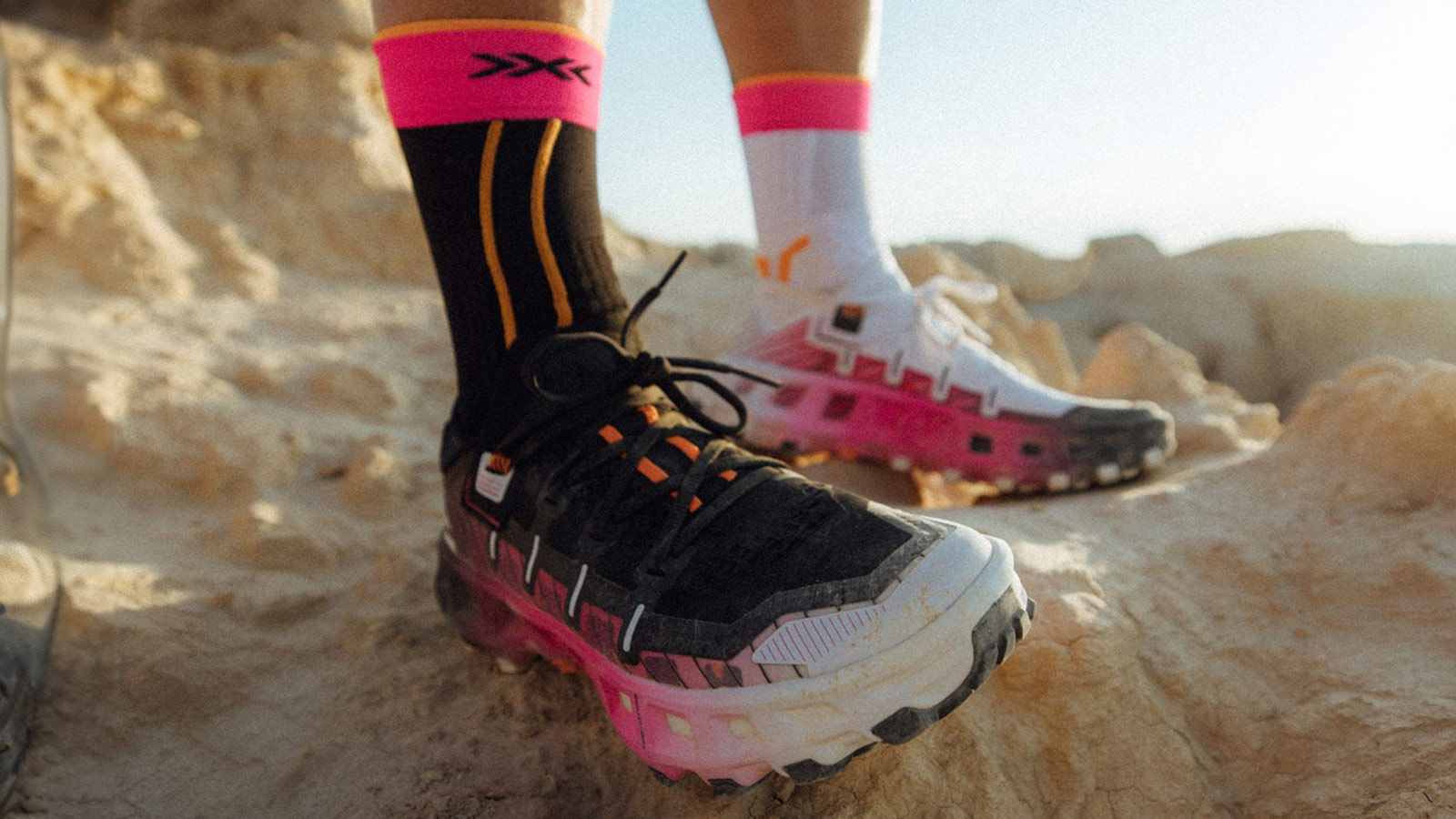 X-BionicTerraskin X00/C trail running shoe & sock