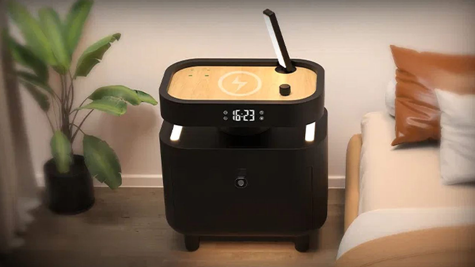 This Smart Nightstand Does More Than Hold Your Phone