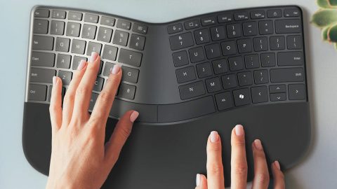 Say Goodbye To Wrist Pain With The Incase Compact Ergonomic Keyboard