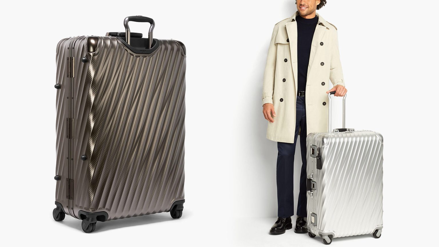 Tumi 19 Degree Aluminum Extended Trip Packing Case Large Luggage 1