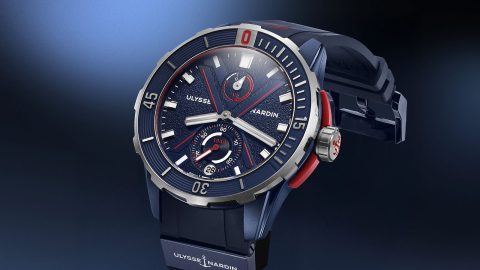 Blue Titanium And A Hammerhead Make This Ulysse Nardin A Predator