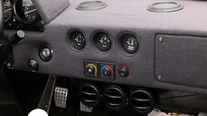 A 1992 Ferrari F40 “Blue Chip F40” in Azzurro Hyperion with blue Alcantara interior is up for auction.