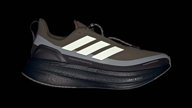 Adidas Ultraboost 5 H.Koumori offers a PRIMEKNIT upper, Light BOOST midsole, molded heel counter, and Continental outsole in collaboration with the Mexican streetwear label.