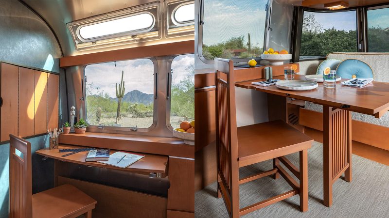 Airstream's Frank Lloyd Wright Limited Edition Travel Trailer marries iconic Prairie-style design with modern luxury.
