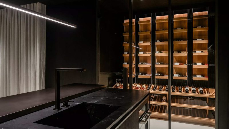 Aston Martin’s N°001 Minami Aoyama is a four-story Tokyo townhouse with vertical metal louvers and sculptural design by Aston Martin and VIBROA.