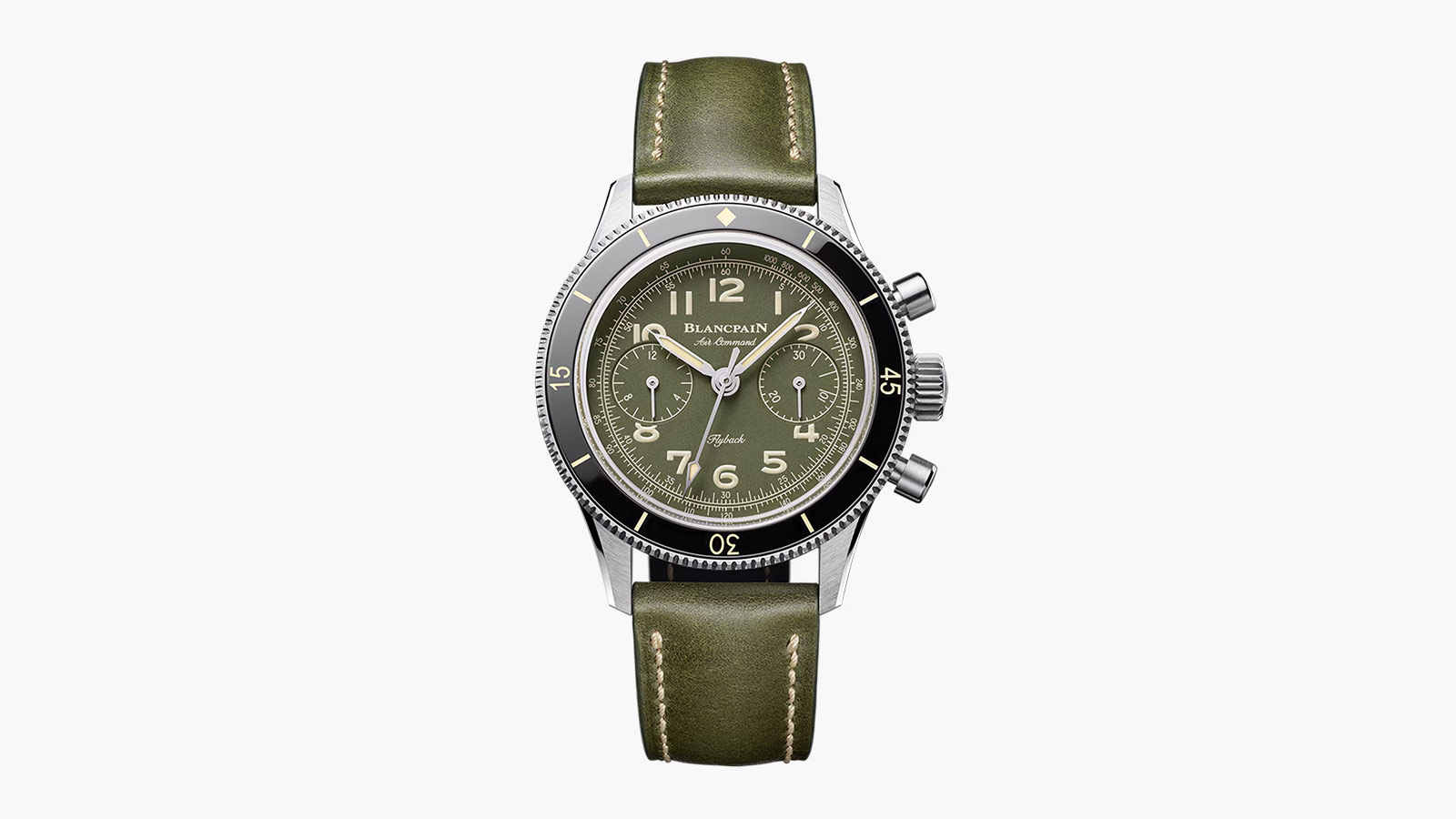 Blancpain Air Command Flyback in olive green – a heritage aviation chronograph reimagined for the best pilot watches of 2025.
