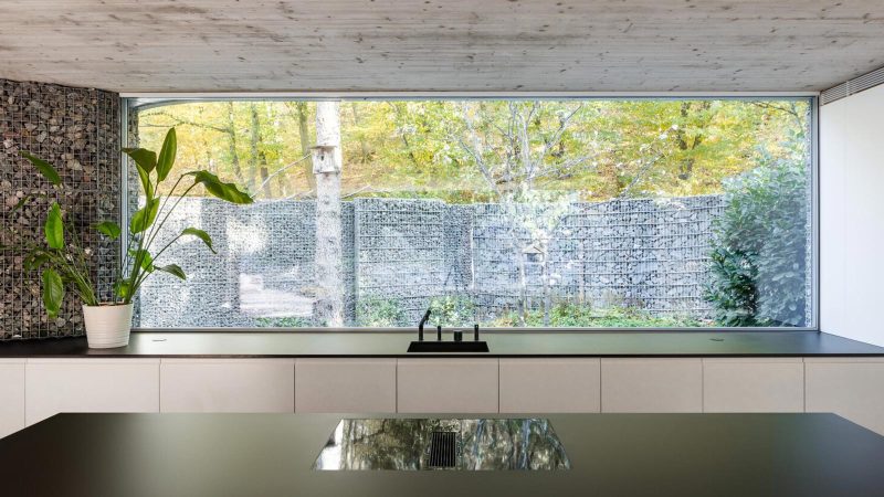 Banánka House is a serene, Y-shaped modern retreat in Slovakia.