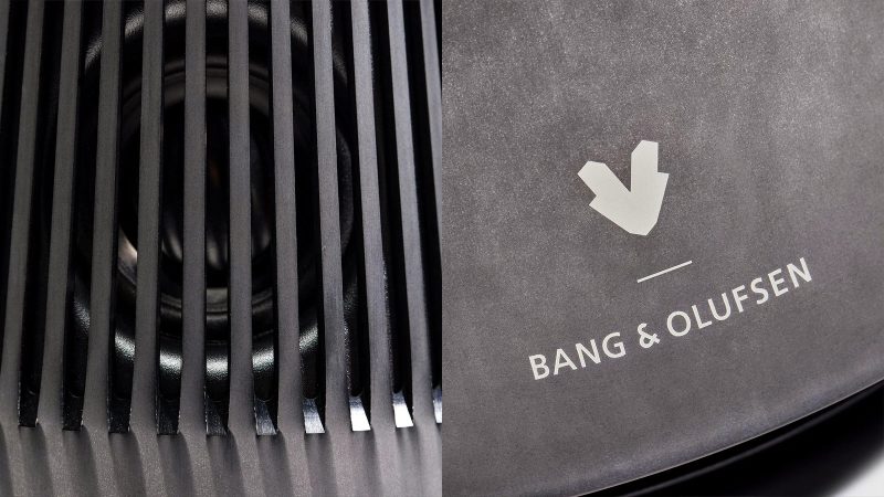 Bang & Olufsen’s Beosound 2 Vollebak Edition speaker with scorched anodized aluminum finish and 360° sound in a conical space-age design.