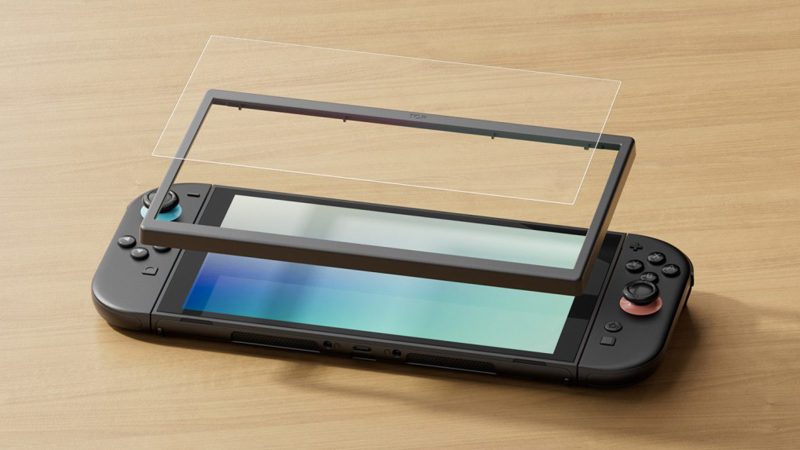 Belkin tempered glass screen protectors for Nintendo Switch 2: one anti‑reflective and one blue‑light filtered, install-ready and crystal clear.