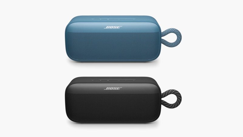 Bose's SoundLink Plus Portable Bluetooth Speaker boasts 360-degree audio, durable waterproof design, and a long battery life.