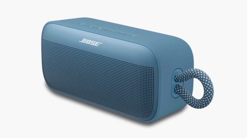 Bose's SoundLink Plus Portable Bluetooth Speaker boasts 360-degree audio, durable waterproof design, and a long battery life.