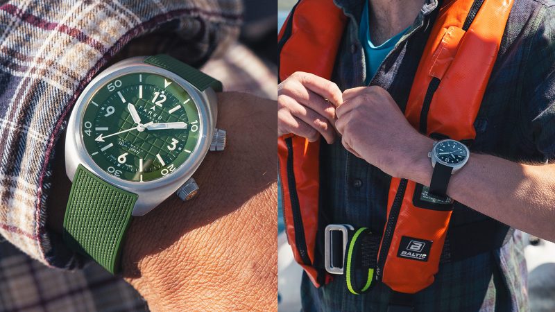 Farer introduces the latest trio of Aqua Compressors—Endeavour, Endeavour Ocean Blue, and Hecla Hunter Green.