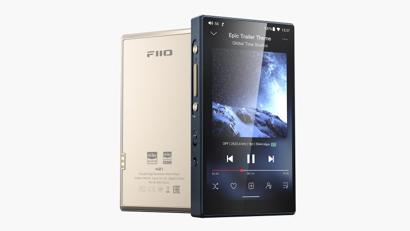 The FiiO M21 portable hi-fi player boasts support for lossless formats like FLAC and DSD.
