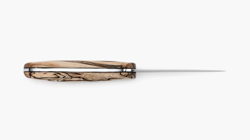 The Filson x Graycloud Scout Knife boasts a handcrafted, heirloom-quality blade.