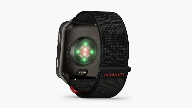 The Garmin Venu X1 smartwatch with 2-inch AMOLED display, titanium case, and fitness tracking features.