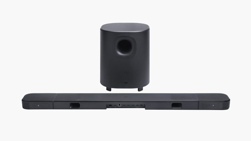 JBL's Bar 1000 MK2 soundbar delivers 960W of Dolby Atmos power and boasts detachable surround speakers.