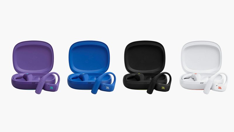The JBL Endurance Zone open-ear sports earbuds feature an ear-hook design, a durable IP68 case, and touch controls, making them ideal for running and training in any condition.