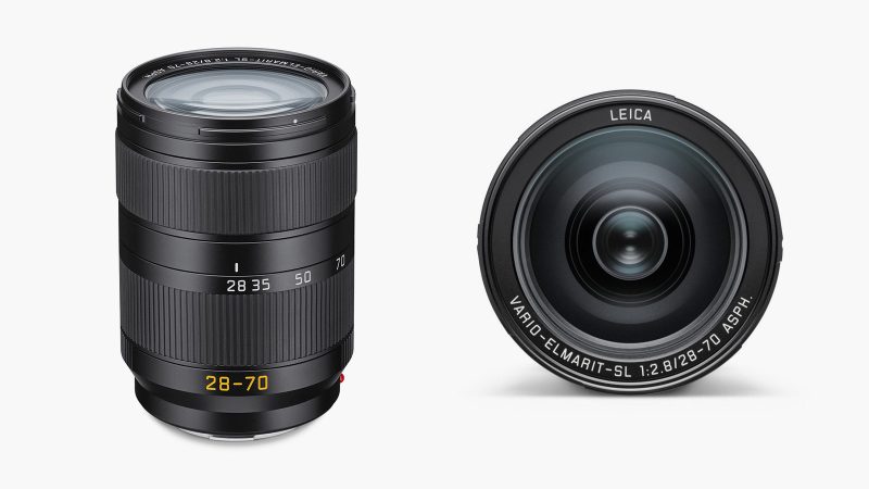 Leica's Vario-Elmarit-SL 28–70 f/2.8 ASPH lightweight zoom lens for mirrorless SL-System cameras.