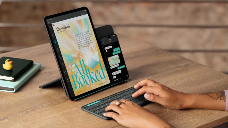 Logitech’s new Flip Folio offers flexible functionality, and multi-device pairing for your iPad Pro or iPad Air.